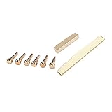 Gitarren Messing 6 Saiten Gitarre Brücke Sattel Musical Saiteninstrument Gitarre Teile Zubehör