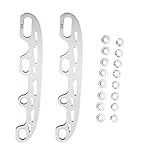 CLISPEED 1 Set Rollschuhe Schlittschuhe Schlittschuhklingen Metall Rollschuhteile Schlittschuhschuhe Schlittschuhzubehör Rollschuhzubehör Schlittschuhzubehör Silber