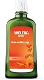 WELEDA Arnika Massage-öl, pflegendes Naturkosmetik Körper öl gegen Verspannungen und Verkrampfungen der Muskeln, ideal für vor und nach dem Sport (1 x 200 ml)