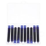 ULTECHNOVO Blau Nachfüllbare Tintenpatronen für Füller Austauschbar Schnelltrocknend für Schule und Flüssiges Schreiben