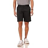 Amazon Essentials Herren Stretch-Golfshorts in klassischer Passform (erhältlich in Übergröße), Schwarz, 38W