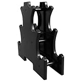 FUNOMOCYA Dreischichtiges Kurzhantelregal aus Robustem Material Rutschfeste Ablage für Hanteln zu Hause Platzsparender Hantelständer mit Hoher Tragkraft für Vielseitiges Krafttraining