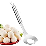 Doiyislem Werkzeug Zum Herstellen Von Fleischbällchen - Edelstahl Former Mit Langem Griff | Werkzeug zur Herstellung von Fleischbällchen mit Löchern | Küchenhelfer Für Die Zubereitung Von Rind Huhn