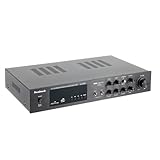 HiFi Verstärker Vollverstärker Hifi Verstärker Stereo Tuner Stereo Bluetooth Vollverstärk Amplifier 5 Kanal Digital FM SD USB RCA AUX 5.0Bluetooth 2 Mikrofoneingängen 220V 600W
