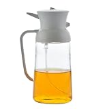 Olivenöl Sprayer | 2 in 1 Kochspray Ölflasche für Küche | Olivenölspender Flasche Mister, Glasölflasche Ölsprüher zum Kochen, Backen, Luftfritteuse