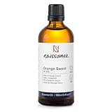 Naissance Orange Süß Ätherisches Öl (Nr. 105) - 100ml - 100% Naturreines Kaltgepresst Süßes Orangenöl für Naturkosmetik, Aromatherapie, Duftlampe - Duftöl für Aroma Diffuser