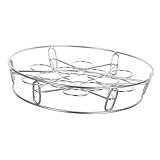 MOTHNUR Edelstahl Eierdämpfer Gestell Rund Hochbeinig Stapelbar Dampfkorb Topf Kompatibel Frühstückshelfer Zeitersparnis