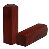 NUOBESTY 2 Stück Holz Rohling Quadratisches Siegel Doppelseitiges Klebeband Auswechselbar Für Bastelarbeiten Scrapbooking Decoupage Für Abnehmbare Mini Bücherherstellung Zubehör