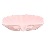 GLEAVI Muschelförmige Seifenschale aus Eleganter Seifenhalter für Badezimmer Multifunktional für Seife Badekugeln und Kosmetik Einfach zu Reinigen und