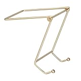 Gatuida Klappbarer Metall-easel Bilderrahmenhalter Aufsteller für Fotos Bücher Kalender Zertifikate Stabile Platzsparende Präsentation und Vielseitige Dekoration