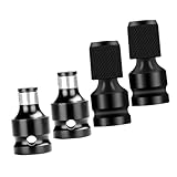 HAMPPLIES 4 Stück Teiliges Impact Wrench Adapter Stecknussadapter aus Vanadium Stahl für Schlagschrauber und Bohrmaschinen in Bau Kfz und Maschinenwartung