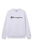 Champion Herren Legacy Man-Big Logo Sweatshirt, Weiß (Ww001), L