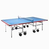 JOOLA 11650 Tischtennistisch ALUTERNA - Profi Outdoor Tischtennisplatte Wetterfest 6 MM Aluminium-Kunststoffverbundoberfläche - Einklappbares Untergestell, 274 x 152,5 x 76 CM