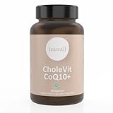 CholeVit CoQ10+ | Coenzym Q10 Kapseln mit Calcium, Zink, Selen & Vitaminkomplex | 60 Kapseln für 2 Monate | Vegane Nahrungsergänzung für Energie & Zellschutz von teawall