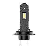 Mineup Halogen Auto Lampen H7, 2 Stück 6500K H7 Halogen Glühbirne, 55W 400% Helligkeit als Halogenlampen, 11000LM Kaltes Weiß, Hochleistungs Außenlampen