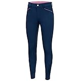 Start WealdenFullGrip Kinder Reithosen Vollbesatz Reithose Mädchen mit Silikon, Vollbesatzreithose, Mädchenreithose, Besatz Reithose, Kinder Reitleggings Silikonvollbesatz (Dunkelblau, 152)