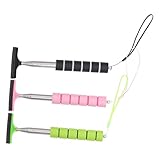 BELLIFFY 3 Stück Teiliges Auto Rückspiegel Abzieher Teleskopisch Langlebiger Edelstahl und Ergonomischer Griff für Scheibenreinigung und Regenwasserentfernung Leicht Verstaubar