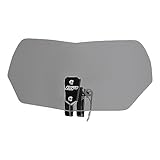 GP Kompozit Universal-Windabweiser, verstellbar, Rauchschwarz