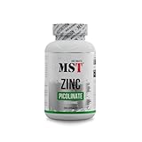 MST Zinc Picolinate hochdosiert 25 mg pro Tablette 200 Tabletten Zinkpräparat zur täglichen Versorgung mit Zink in praktischer Depotform vegan laborgeprüft Made in Germany