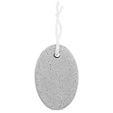 Anneome Ovaler Bimsstein Fußpflege Hornhautentferner Natürlicher Vulkanstein Fußschrubber mit Massageeffekt Sanftes Peeling für Füße und Hände Geeignet für Empfindliche Haut