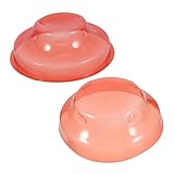 PartyKindom 2 Stück Teiliges Rauchmelder Schutzabdeckungen aus Robustem Kunststoff Staubdicht und Langlebig Verlängert Lebensdauer von Rauchwarnmeldern Kompatibel mit Eiai Detektoren