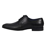 bugatti Herren Businessschuhe, Männer Business Schnürer,Anzugschuhe,Derby schnürung,Office,büro,Freizeit,Schnuerschuhe,schwarz (1000),44 EU / 9 UK