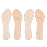 High Heel Comfort Pads, 2 Paar Plantillas Para Zapatos De Mujer Damen Schuhe mit Hohen Absätzen, Rutschfeste Einlegesohlen, Elastische Stoßdämpfung, Fußpolster (Aprikosenfarbe)