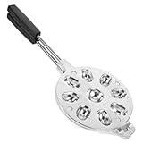 Alipis Walnuss Keksmaschine Heim Keksform Backform Zur Herstellung Von Keksen 9 Loch Keksform 9 Schlitz Keksform Metall Keksform Back Dekorationsform Silber Edelstahl