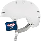 ABUS Fahrradhelm INDY - Dirt-Helm für Dirt, Skate, Slope und MTB - mit optimierter Stoßdämpfung - für Jugendliche und Erwachsene - Größe S, Weiß