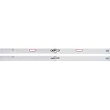 GEPCO Richtlatten 2tlg Set 200-200 cm mit Handgriffe Alu 2 Libellen Wasserwaagen