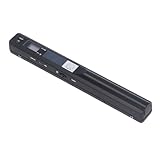 Cuifati Tragbarer Dokumentenscanner, 8,27 Zoll HD 900DPI Color Mobile Handheld Scanner mit Reichlich Speicherkapazität, Handheld -Foto -Scanner für A4 -Dokumente Foto Bilder Quittung (Black)