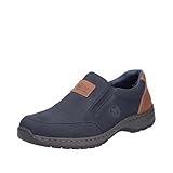Rieker Herren 03354 Slipper, Blau, 43 EU