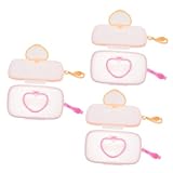 Beaupretty 3 Sätze Feuchttücher Behälter Für Babytücher Nachfüllbarer Halter Spender Für Babytücher Spülbare Tücherhülle Tragbare Tücheraufbewahrungshülle Kieselgel 2 Stück * 3