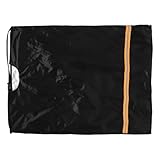 Mikinona Wasserdichte Abdeckung Schwarz mit Reflektoren Winddichter Regenschutz für Kindersitze Leichter Robuster Schutz für Outdoor-radtouren und Camping