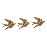 IMIKEYA Vintage Schwalben Wanddeko – Antike Vogelskulptur Für Den Innenbereich - Stilvolle Vogel-Wandkunst Exquisite Dekoration Für Ihr Zuhause Einzigartiges Kunstwerk Für