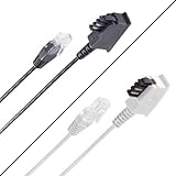 AC-Sat-Corner FRITZ!Box 7560 TAE auf RJ45 Lankabel Routerkabel Verlänergungskabel 8P2C Weiß 15 Meter