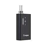'Gvape' Tragbarer Vaporizer, Elegantes Design, Schwarz