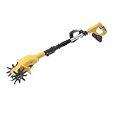 20V Motorhacke Mini-Bodenhacke Bodenkrümler Gartenhacke mit 10cm Arbeitsbreite und Leistungsstarkem 2000mAh Li-Ion-Akku