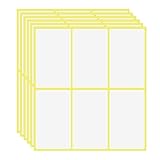 180 Stück 50x100mm Etiketten Selbstklebend zum Beschriften, Universal Aufkleber Etiketten Haushaltsetiketten Tiefkühletiketten Adressetiketten für Flaschen, Aktenordner, Glasboxen, Schule, Büro, Küche
