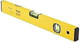 kwb Aluminium-Wasserwaage 40 cm, 0,5 mm/m Genauigkeit, Hoch präzise geschliffen, je 1 Horizontal und Vertikallibelle, Aluminium, Wasserwaage