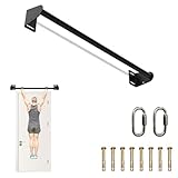 Zlinke Klimmzugstange Pull-up Bar, Multifunktionale Klimmzugstange mit Rutschfesten Griffen, Stabil und Belastbar, Ideal für Calisthenics Fitness und Training zu Hause, Unterstützt bis zu 200kg