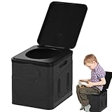 Tragbares Urinal für Erwachsene, tragbare Toilette für Erwachsene, 20 l, tragbares Camping-Töpfchen mit Deckel, Outdoor-Camping-Toilette, Camping-Toilette, Auto-Urinal