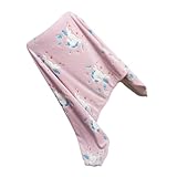 Toddmomy Flanelldecke Warme Babydecke mit Niedlichem Cartoon Weiche Doppellagige Kuscheldecke für Kindergarten Urlaub Schlaf und Mittagsschlaf