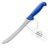 F. Dick Fischfiletiermesser, ErgoGrip (Filetiermesser mit Klinge 21cm, X55CrMo14 Stahl, nichtrostend, 56° HRC) 82417211, Blau