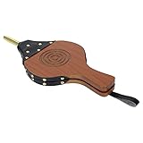 Blasebalg Kamin - 45×19.5cm Holz Blasebalg - Blasebalg Grill - Kamin Gebläse Grillgebläse mit Lederband - Grillblasebalg Handblasebalg Kaminbalg für Grill Kamin Grill Ofen Holzofen Draussen Camping