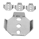 OSALADI 4 Stück Towel Rail handtuchhalter stehend duschhandtuchhalter handtuchhalter wandmontage handtuchstange Bad badetücher Halter Bad Silver