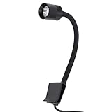 Pssopp LED-Aquarium-Licht, 3-farbiges LED-Aquarium-Spotlicht, Einstellbares, Mini-Clamp/Holder-on- für Süßwasser-Wasserpflanzen, Aquarium-Beleuchtung