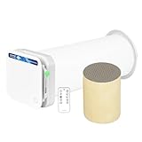 Turbionaire Trend HRV 150 WMW Dezentrale Lüftungseinheit mit Wärmerückgewinnung (VMC), WiFi, Feuchtigkeitssensor, Fernbedienung, 8 Geschwind, Umkehrbarer Luftstrom,158 mm, Schlafmodus, Automatik