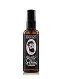 Bartöl - Beard Oil für Männer - Für gesundes Bartwachstum & einen gepflegten Stil - Leicht parfümiert, enthält Jojoba- & Mandelöl - Vegane Bartpflege - 100 ml