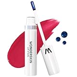 Wonderskin Wonder Blading Lippenfleckenmaske, Natürlicher Lippenstift, Langanhaltender Wasserfester Lippen-Tint (First Kiss Stain & Go)